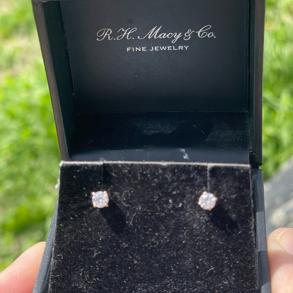Diamond Stud Earrings